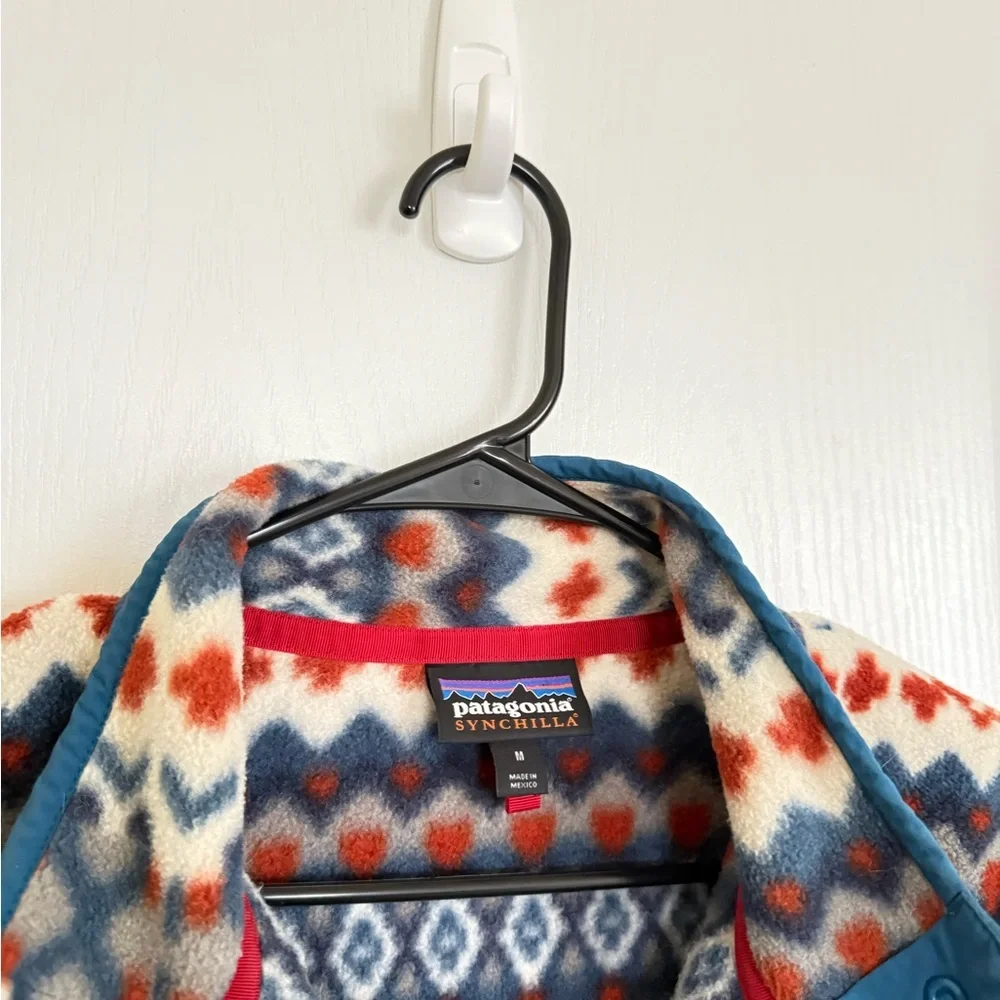 Patagonia Men’s Synchilla Underwater Blue Southwestern Fleece